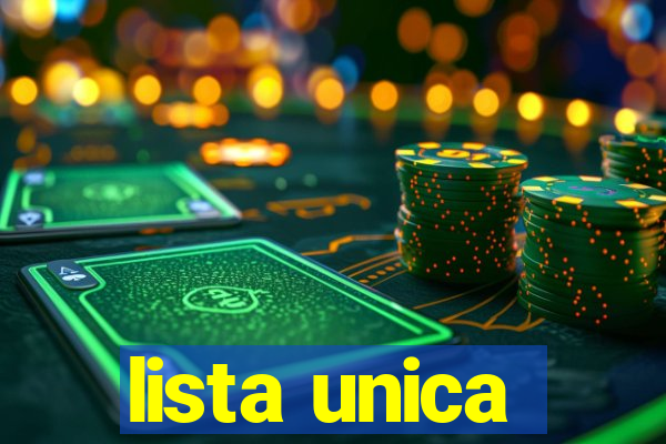 lista unica